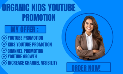 I Will Promote Kids Videos with USA YouTube Marketing for Channel Growth