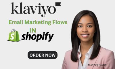 I Will Configure Ecommerce Email Marketing Flows in Klaviyo with Shopify Integration