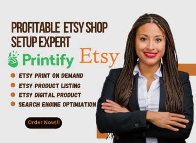 I Will Setup Your Etsy Print on Demand Shop