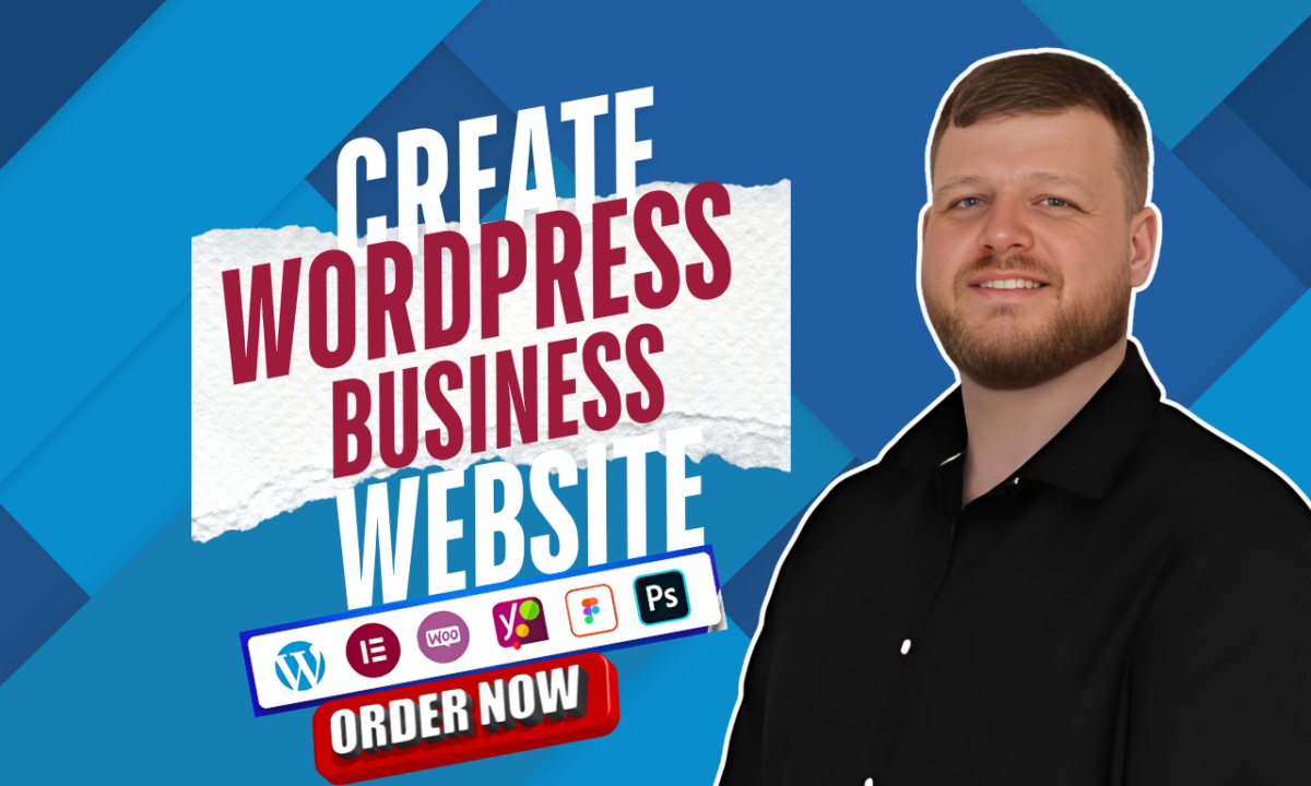 I Will Create Clean Responsive WordPress Website Design or Business Website Development