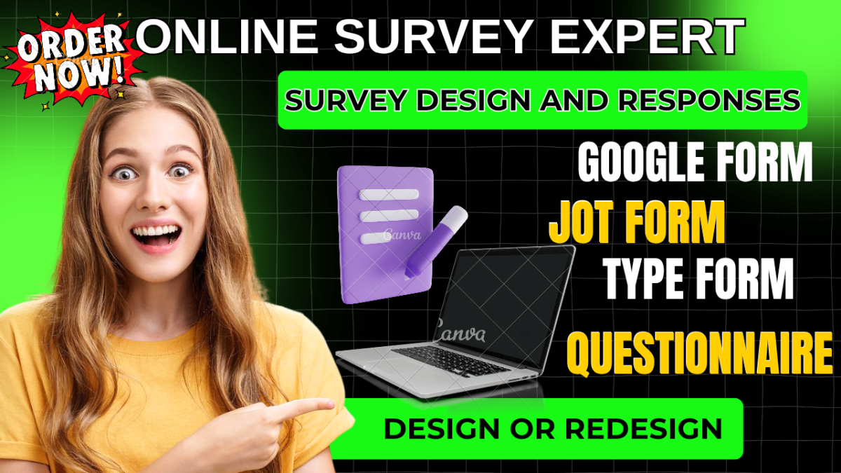 I Will Fill Online Form Survey, JotForm, Google Form, TypeForm, Market Research