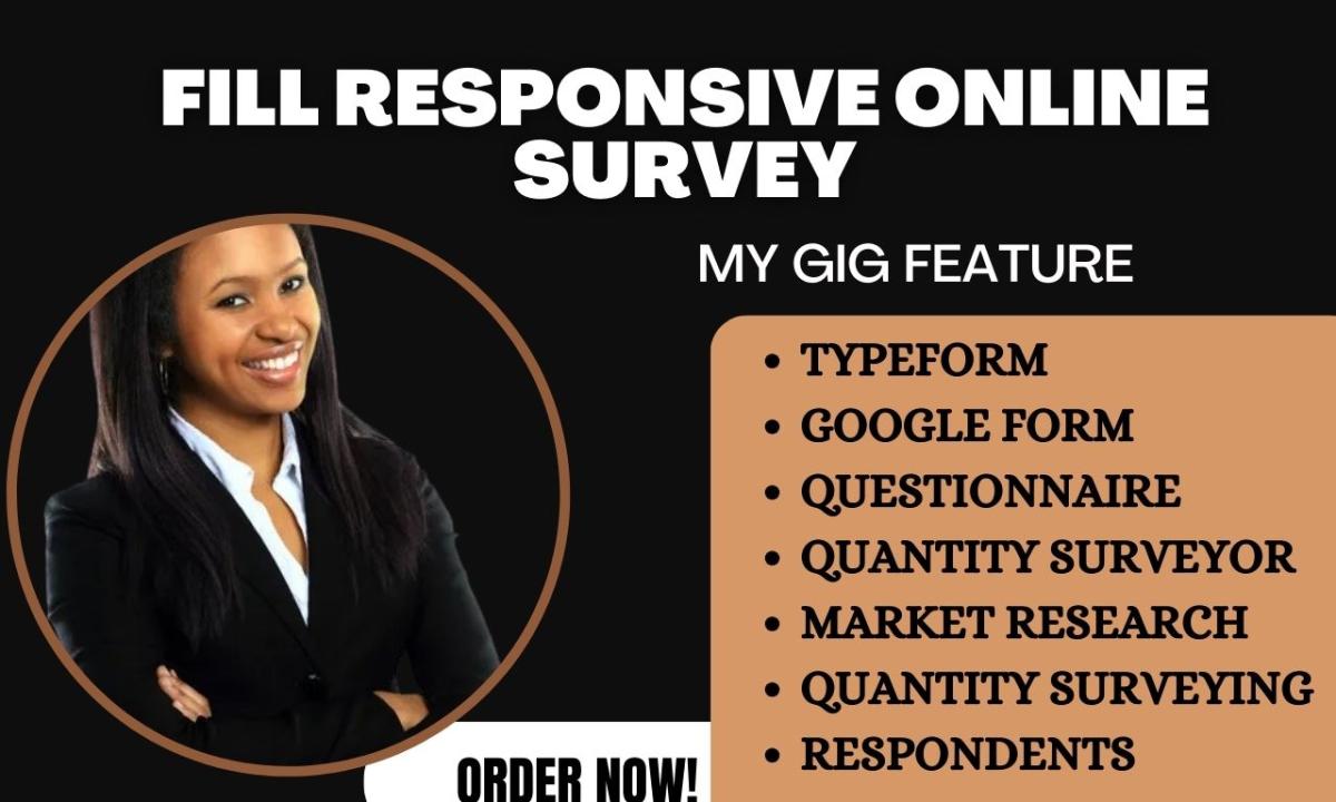 I Will Conduct Online Surveys Using Google Forms and Jotform for Market Research