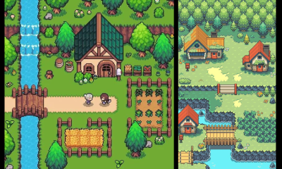 I Will Make Pixel Art Tileset Background Animated GIF for Video Game Environment Scene