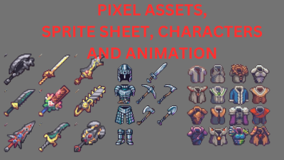 I Will Create 2D Pixel Art Character Animation Pixel Sprite Sheet for NSFW Video Game RPG