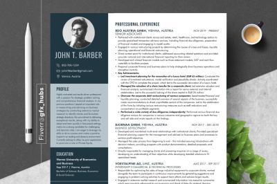 I Will Design, Write, Edit, and Update Your Resume or CV
