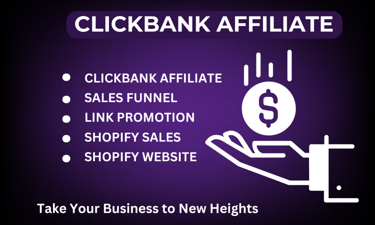 I Will ClickBank Affiliate Link Promotion for Effective Affiliate Marketing