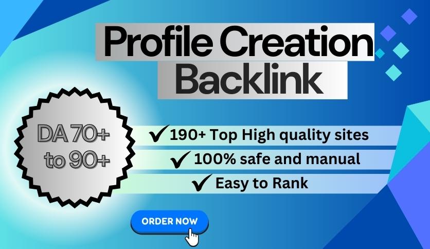 150 White Hat SEO Dofollow Profile Backlinks for Improved Google Ranking