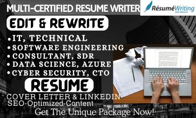 I Will Build a Professional Resume for Technical, Consultant, SDR, Software Engineering, HSE, Azure, and CTO Roles