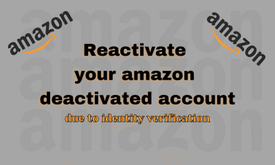 I Will Reactivate Your Amazon Deactivated Account Because of Identity Verification
