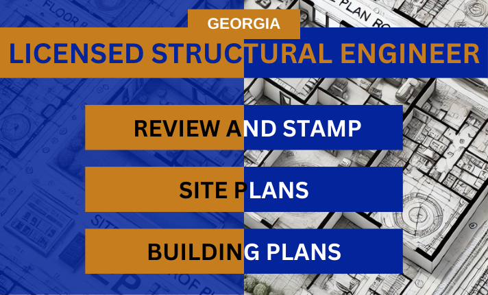 I Will Review Stamp as Georgia Licensed Civil, Structural Engineer