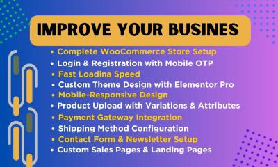 Create WooCommerce Store with Elementor Pro and Theme Customization