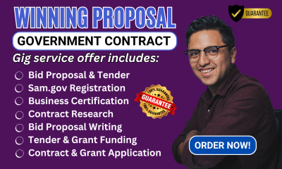 I Will Respond to RFP, Write and Win Government Contract Bid Proposal, RFQ, RFP, and RFI