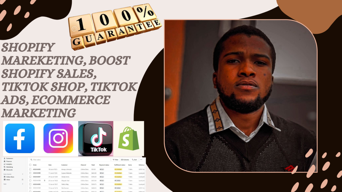 I Will Boost Shopify Sales with Dropshipping E-commerce Marketing TikTok Shop Strategies