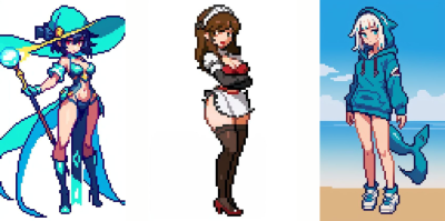 I Will Create Professional Pixel Art Character Sprite Portrait or Game Object NSFW Pixel
