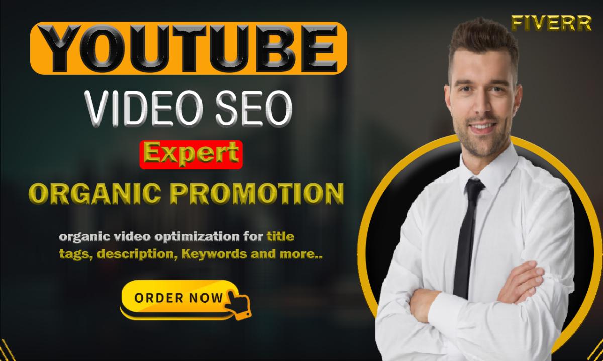 I Will Be Your Best YouTube Video SEO Specialist and Channel Growth Manager