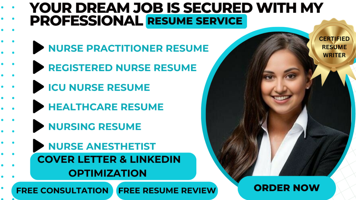 I Will Write Registered Nurse, Travel Nurse, Emergency Room Nurse, Nursing Resume