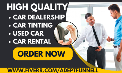 Generate Car Rental, Automotive Used Car Detailing, Auto Sales, and Car Wrap Leads