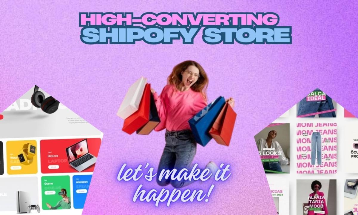 I Will Customize a High Converting Shopify Store for Dropshipping and Print on Demand