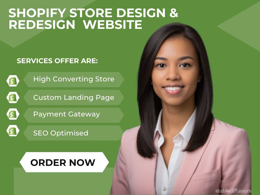 I Will Redesign Your Shopify Store | Expert Shopify Website Design & Build