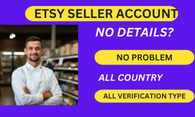 I Will Create Your Etsy Account, Set Up Your Store, and Provide KYC ID Verification Services for Sellers