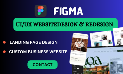 I Will Design a Modern Figma UI/UX Website with an Engaging Landing Page