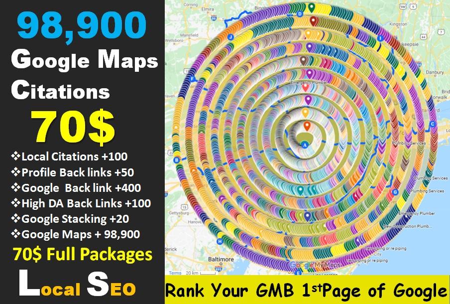 I Will Create 98,900 Google Maps Citations for GMB Ranking and Local Business SEO