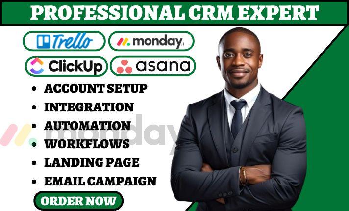 Copper CRM, Trello, ClickUp, Asana, Monday CRM, HubSpot Automation Workflow Integration