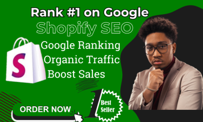 I Will Optimize Your Shopify SEO to Rank on the 1st Page and Boost Organic Traffic