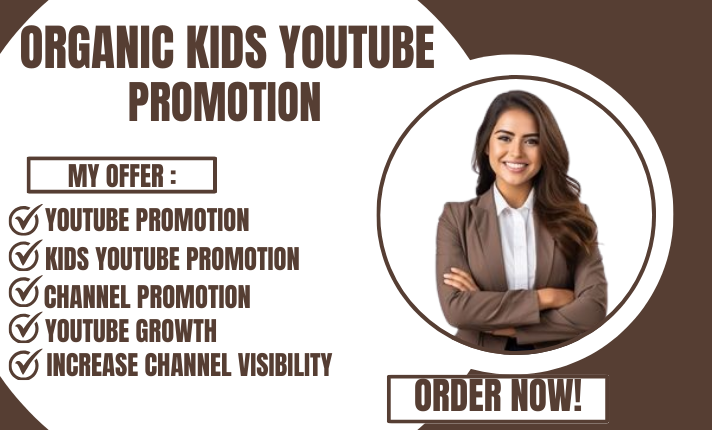 I Will Promote Kids Videos with USA YouTube Marketing for Channel Growth