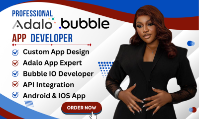 I Will Build New or Complete Your Bubble, Adalo, or Flutterflow Mobile and Web Application