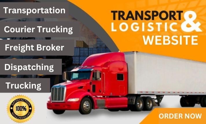 I Will Create a Professional Logistics, Transport, Freight Broker, Cargo, Trucking, and Dispatch Website