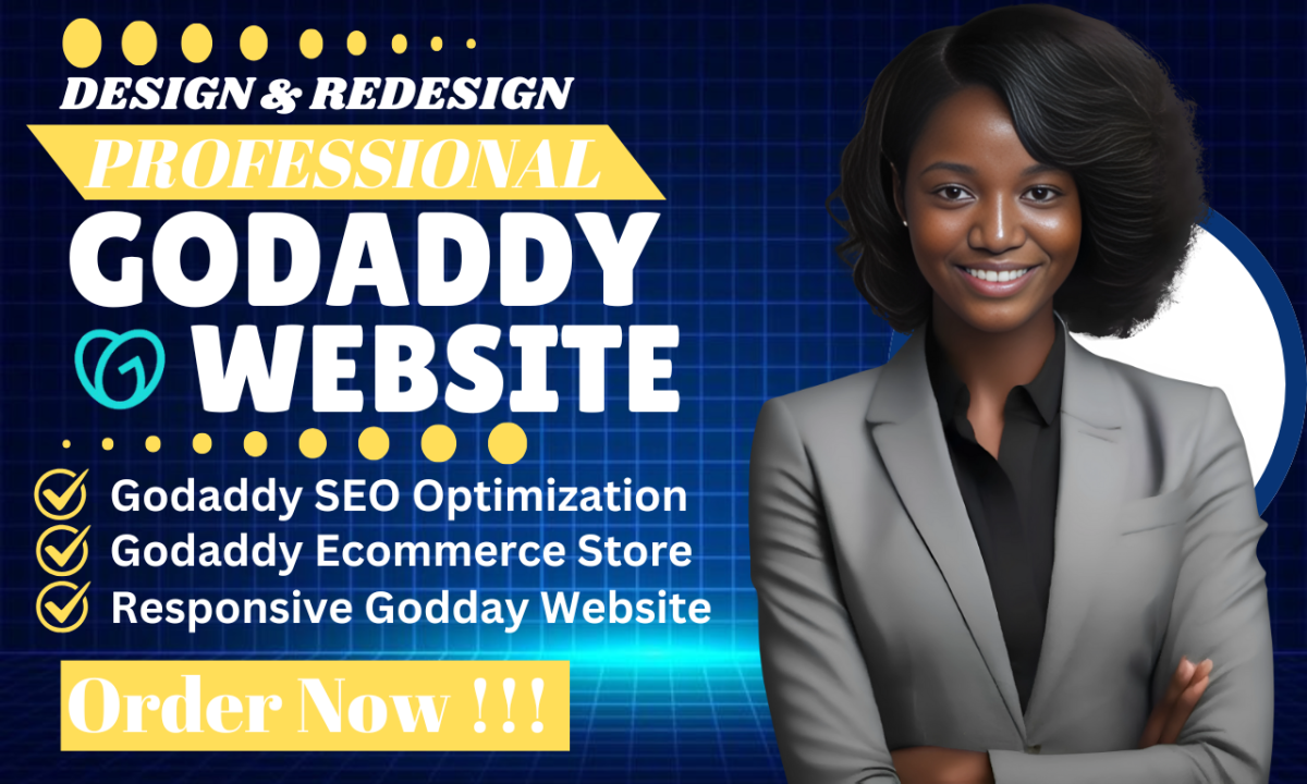 I Will Create a GoDaddy Online Shop, GoDaddy eCommerce Website, or GoDaddy Online Store