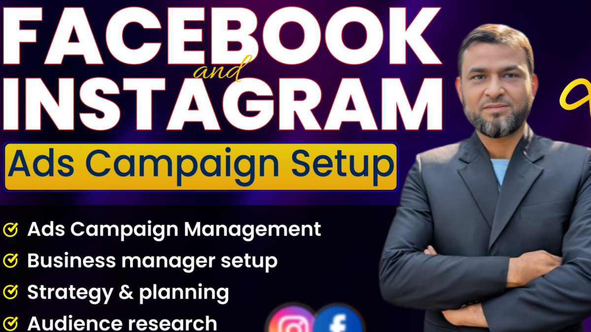 I Will Run Facebook and Instagram Ads Campaigns as Your FB Advertising Marketing Expert