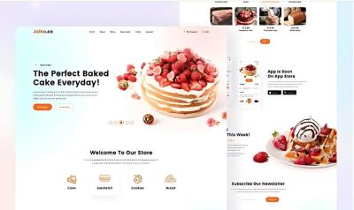 I Will Build Stunning Bakery Ecommerce Website – Cake, Pastries, and Chocolate