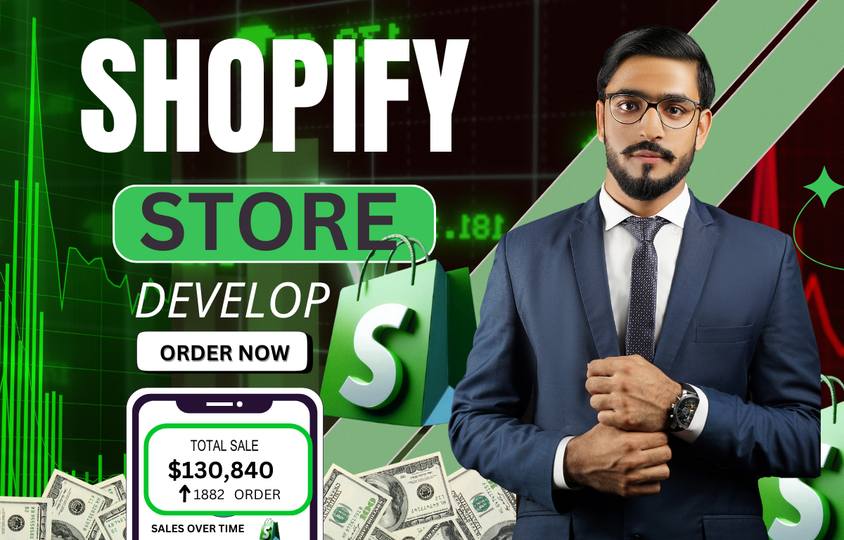 I Will Do Shopify Website Design, Create Shopify Store, or Shopify Dropshipping Store