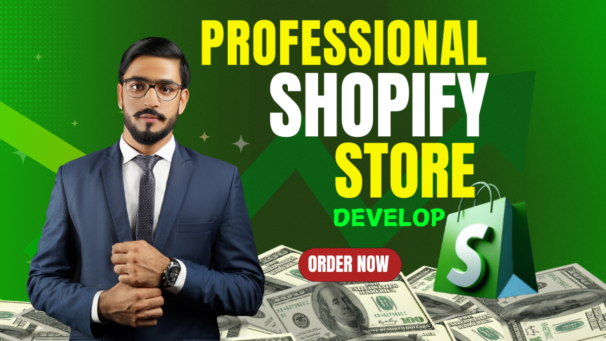 I will be your shopify expert, shopify developer and design your shopify store