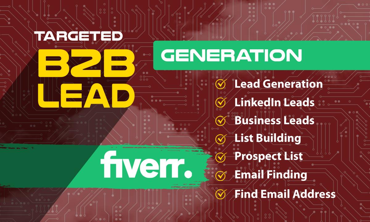 Professional Lead List Creation: Business Leads, B2B Lead Generation & LinkedIn Lead Generation