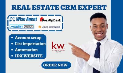 I Will Setup Revvin Keller Williams BossUpDesk Wise Agent CRM IXACT Contact Leads IDX