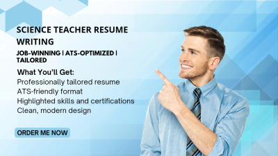 I Will Create a Tailored ATS Optimized Science Teacher Resume That Stands Out