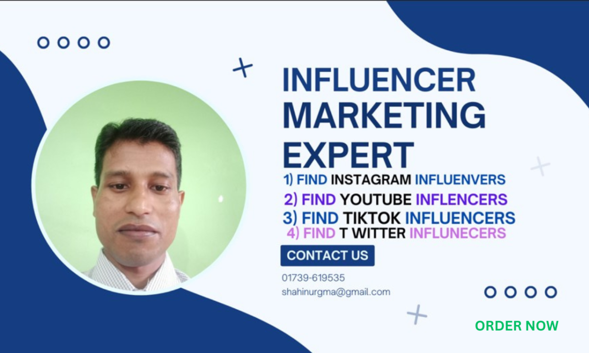 Collect the Best YouTube, TikTok, Instagram, Twitter Influencer Marketers