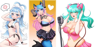 I Will Create a Custom Anime OC Vtuber Model with Live2D Rig for VTube Studio Streaming