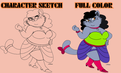 I Will Create NSFW Furry Reference Sheet Illustrations for Your OC or Fursona