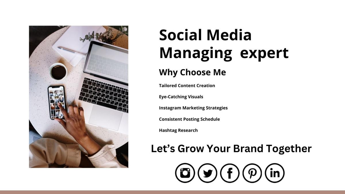 Be Your Social Media Content Creator and Social Media Manager