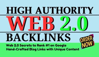 200 High Authority Contextual Web 2.0 Backlinks Service