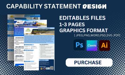 I Will Design a Capability Statement Template in 24 Hours