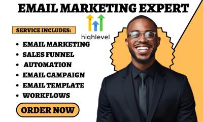 GoHighLevel Email Marketing, Sales Funnel, CRM & Automation Services