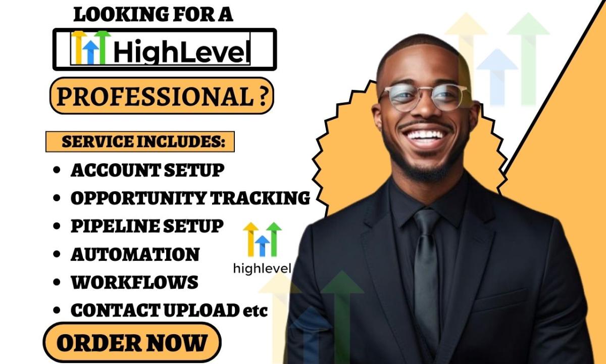 Setup GoHighLevel CRM Opportunity Tracking & Pipeline Contact Upload