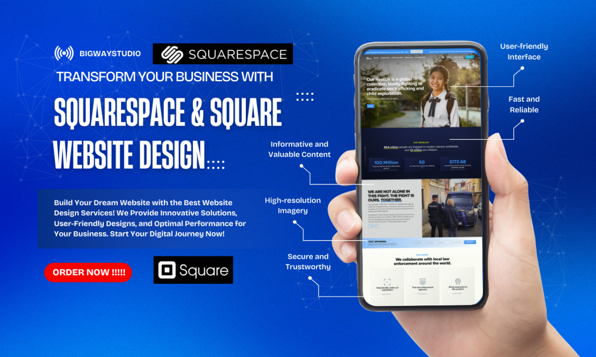 I Will Build Squarespace Website Design, Development & More!