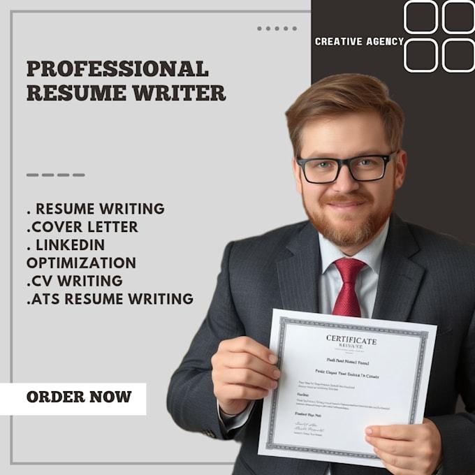 I Will Write and Craft a Professional Resume, CV, and Cover Letter