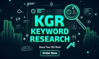 I Will Conduct KGR Keyword Research and Competitor Analysis for Top Rankings